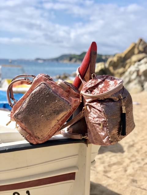 Sequins backpack